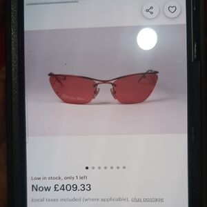 Dior Women's Glasses - Red